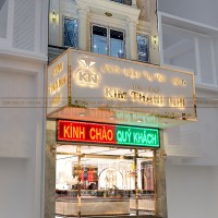 Phương án thiết kế nội thất tiệm vàng Kim Thành Nhi